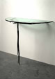 Glass and steel furniture