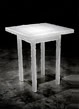 Glass and steel furniture