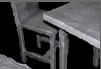 Silicone and Steel Dining furniture