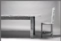 Silicone and Steel Dining furniture